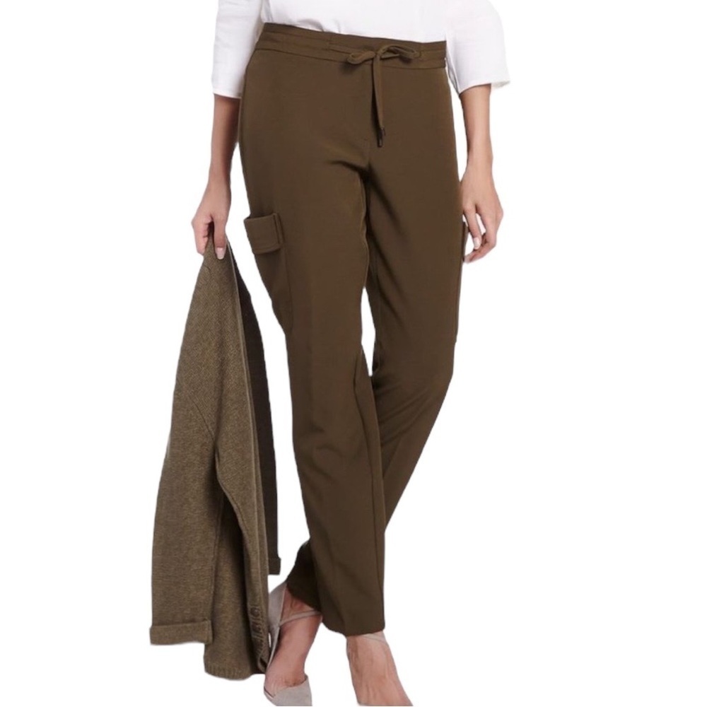 𝅺REITMAN'S Soft Cargo Trousers in Olive